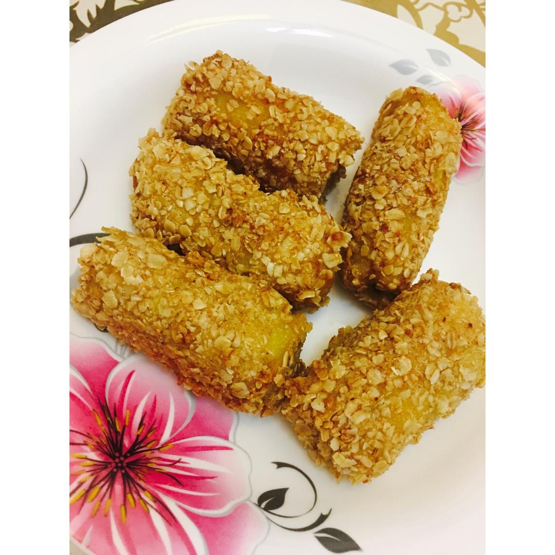 人人夸赞好吃燕麦香蕉卷