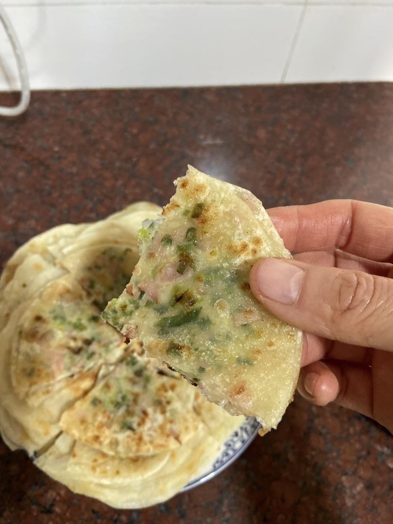 葱油饼（饺子皮版）