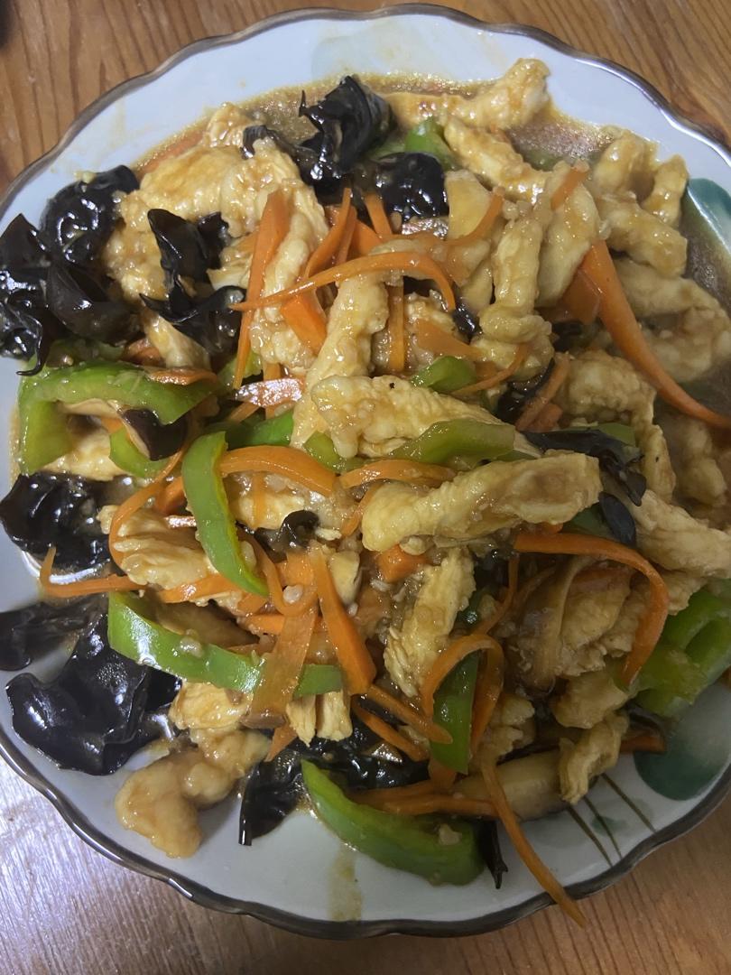 简单不辣调料最少的鱼香肉丝