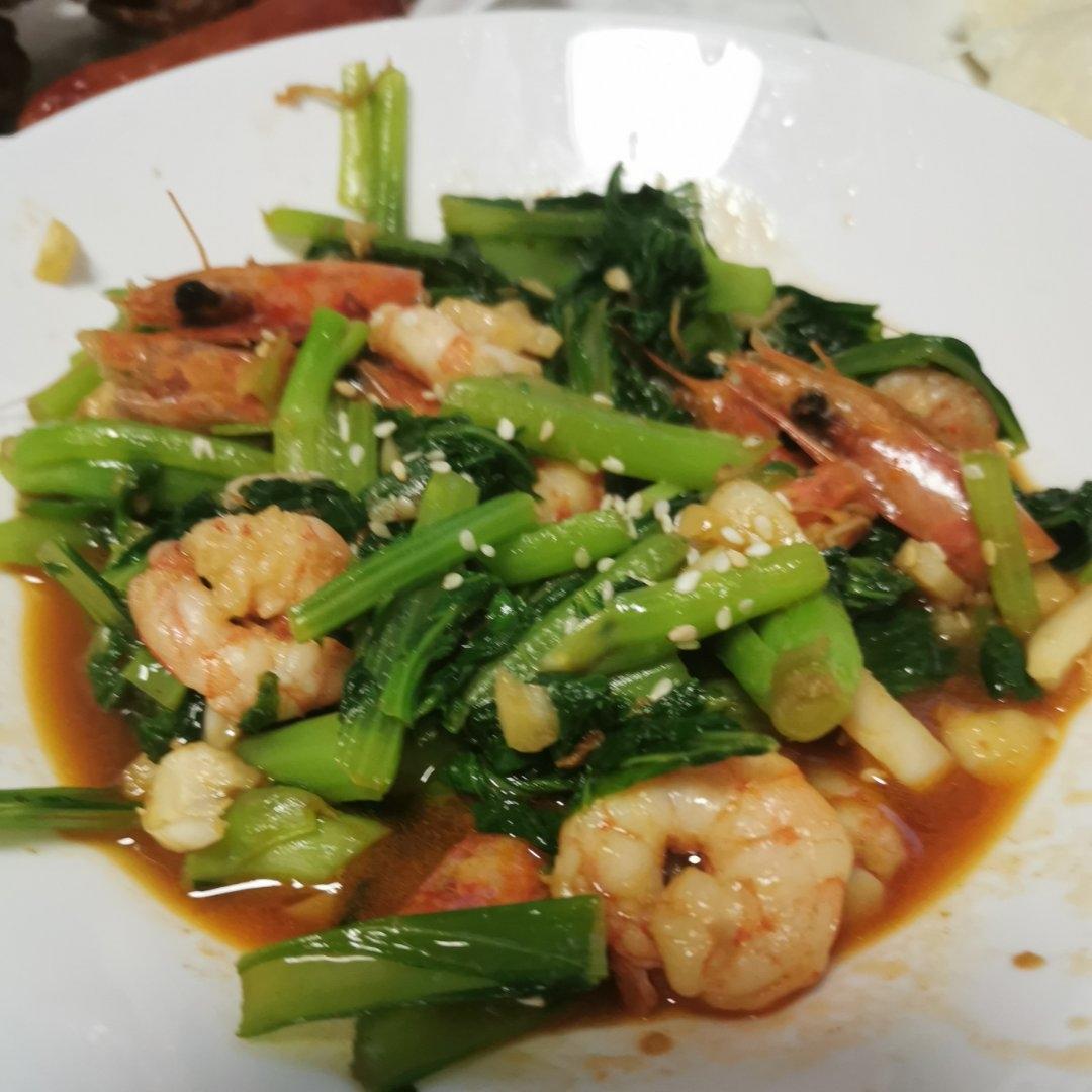 零失败！快手蚝油蒜蓉芥兰！