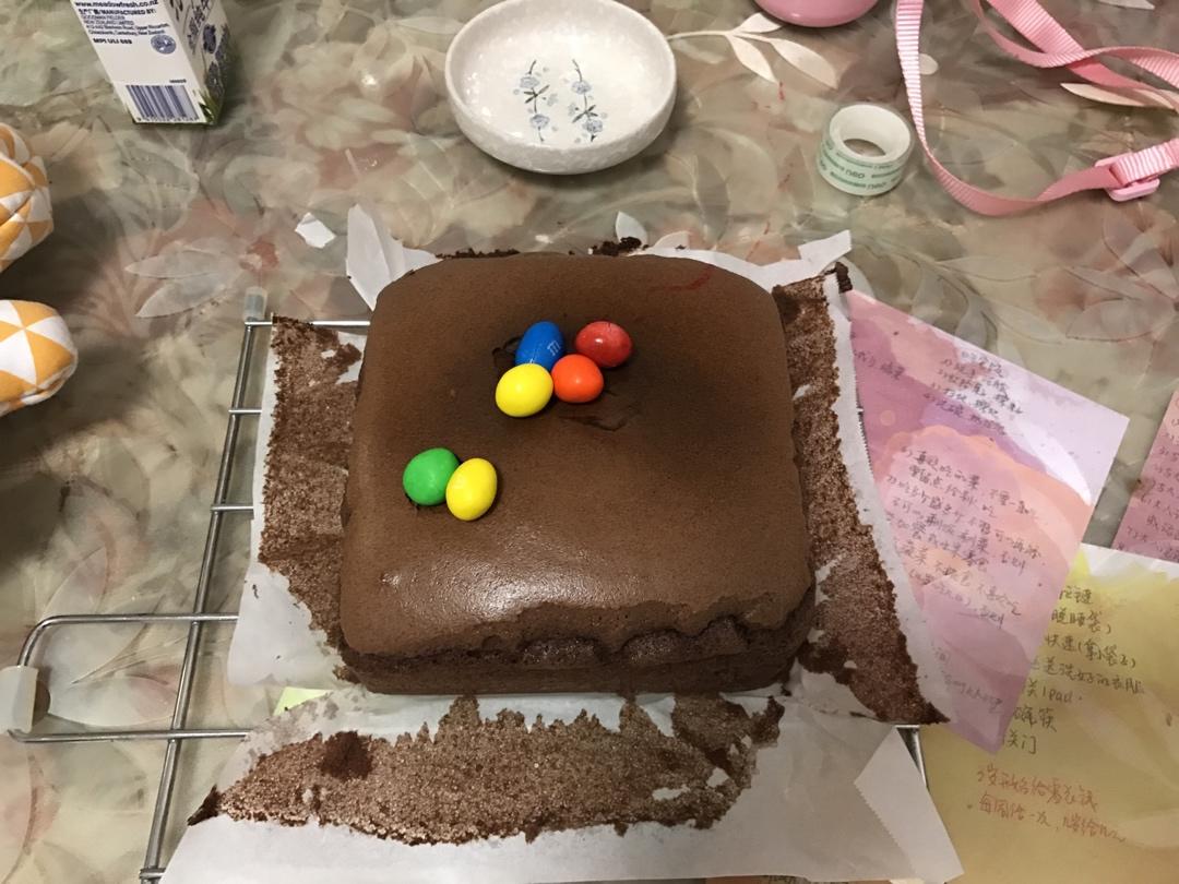 巨好吃的巧克力古早蛋糕