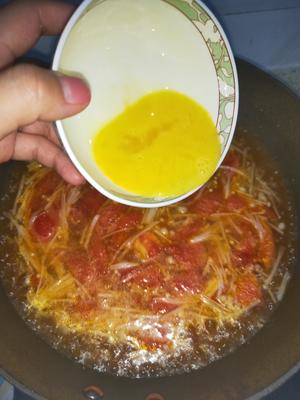神仙汤西红柿🍅玉米鸡蛋豆腐汤的做法 步骤8