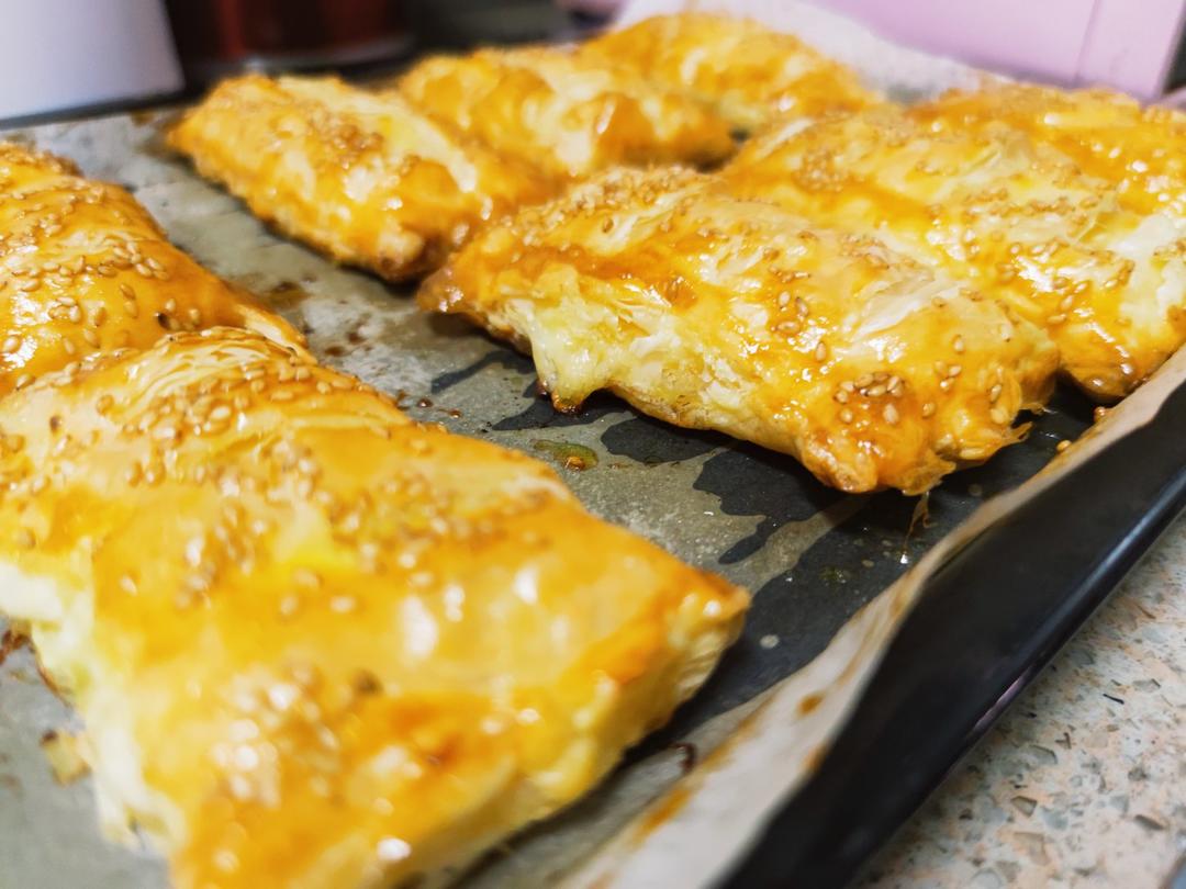 芝士香蕉派，层层酥脆哦