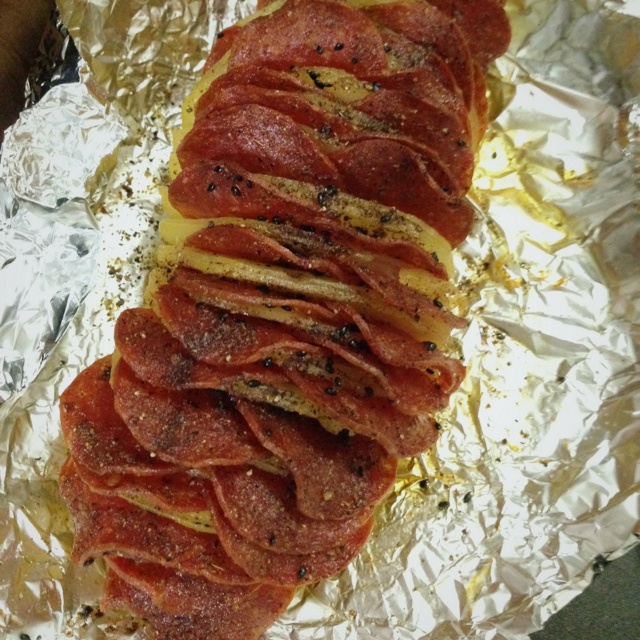 培根风琴烤土豆