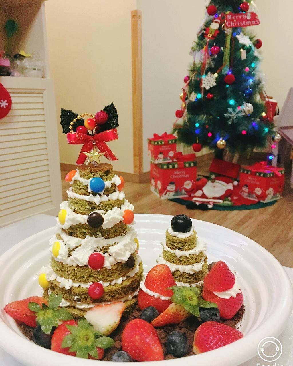 圣诞树蛋糕