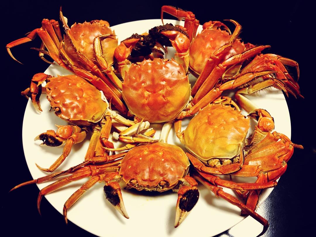 清蒸大闸蟹
