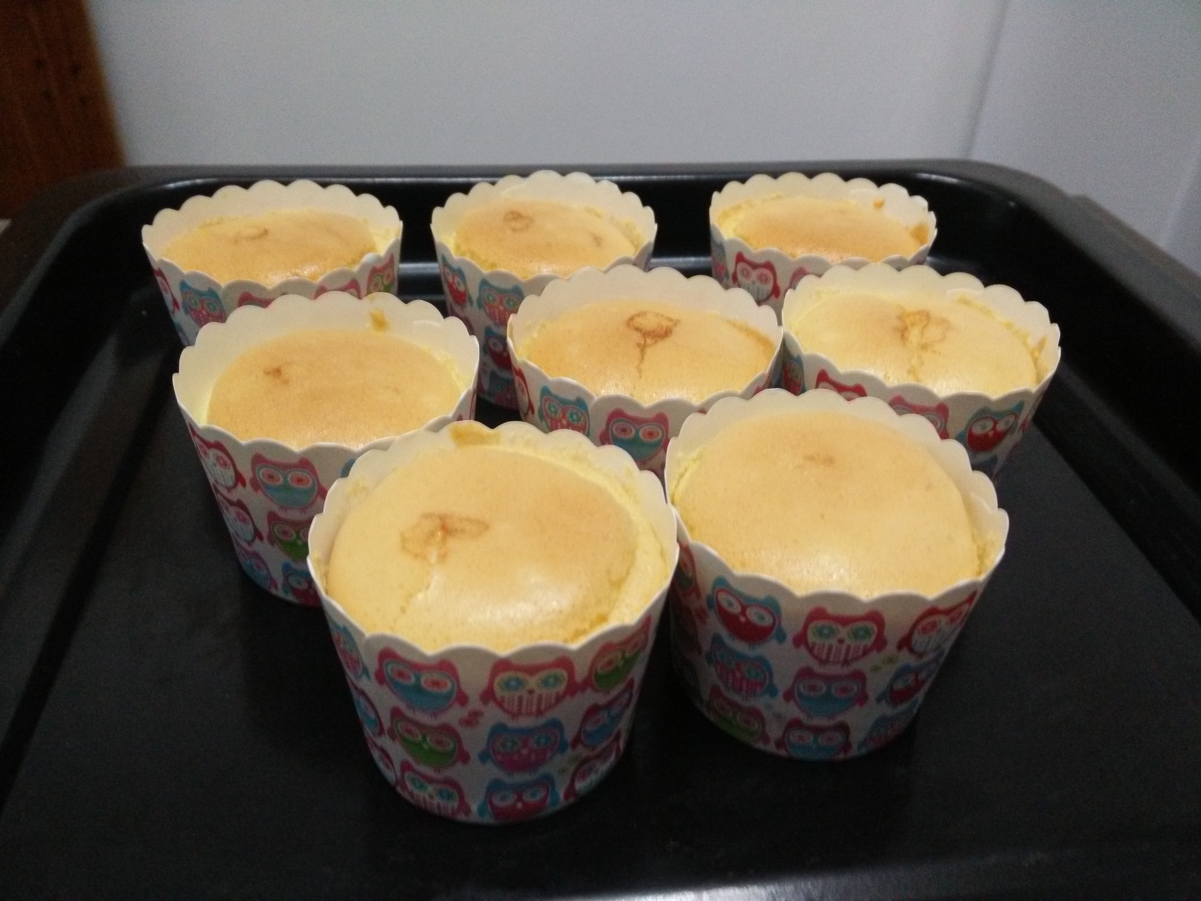 消耗淡奶油之作——淡奶油小蛋糕