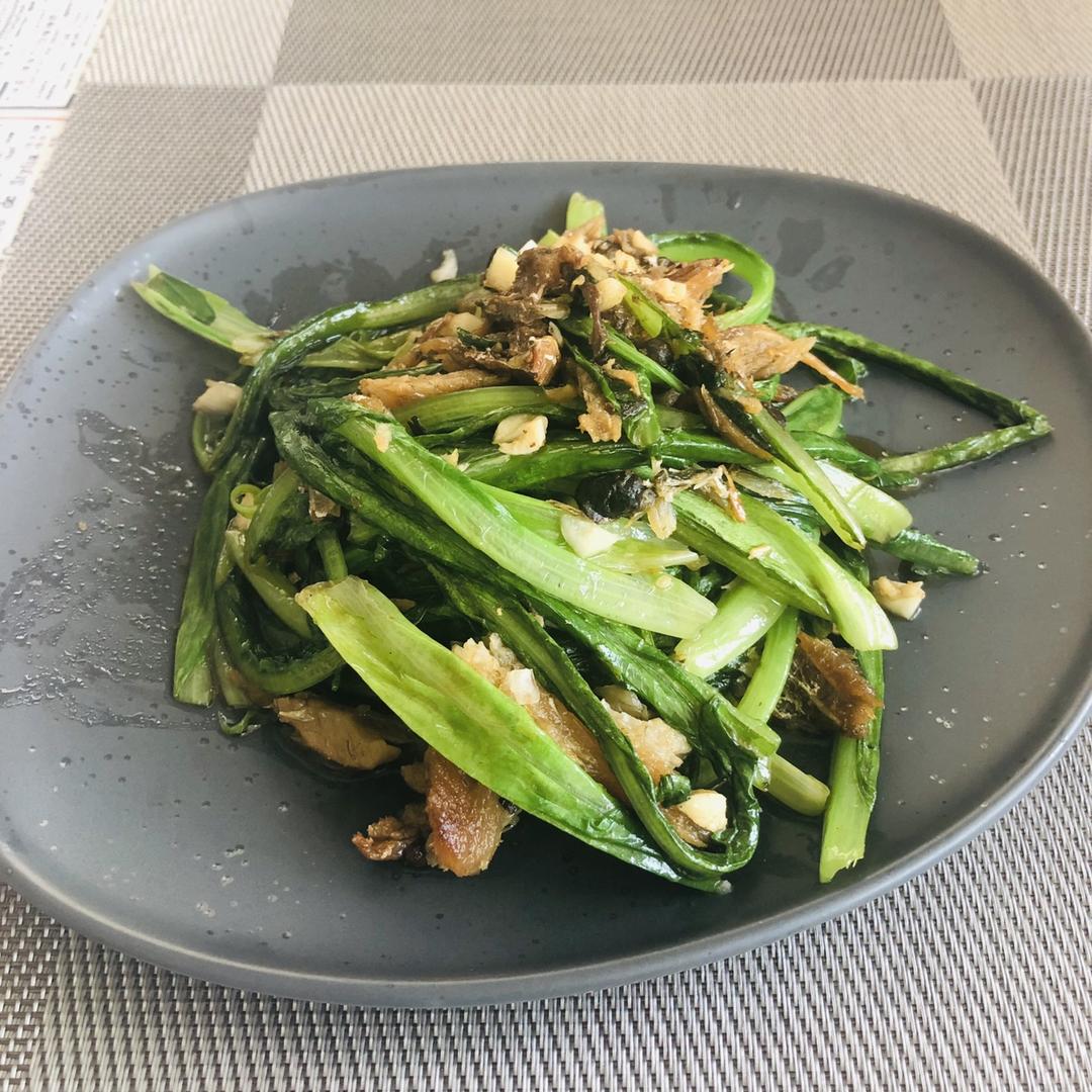 豆豉鲮鱼油麦菜