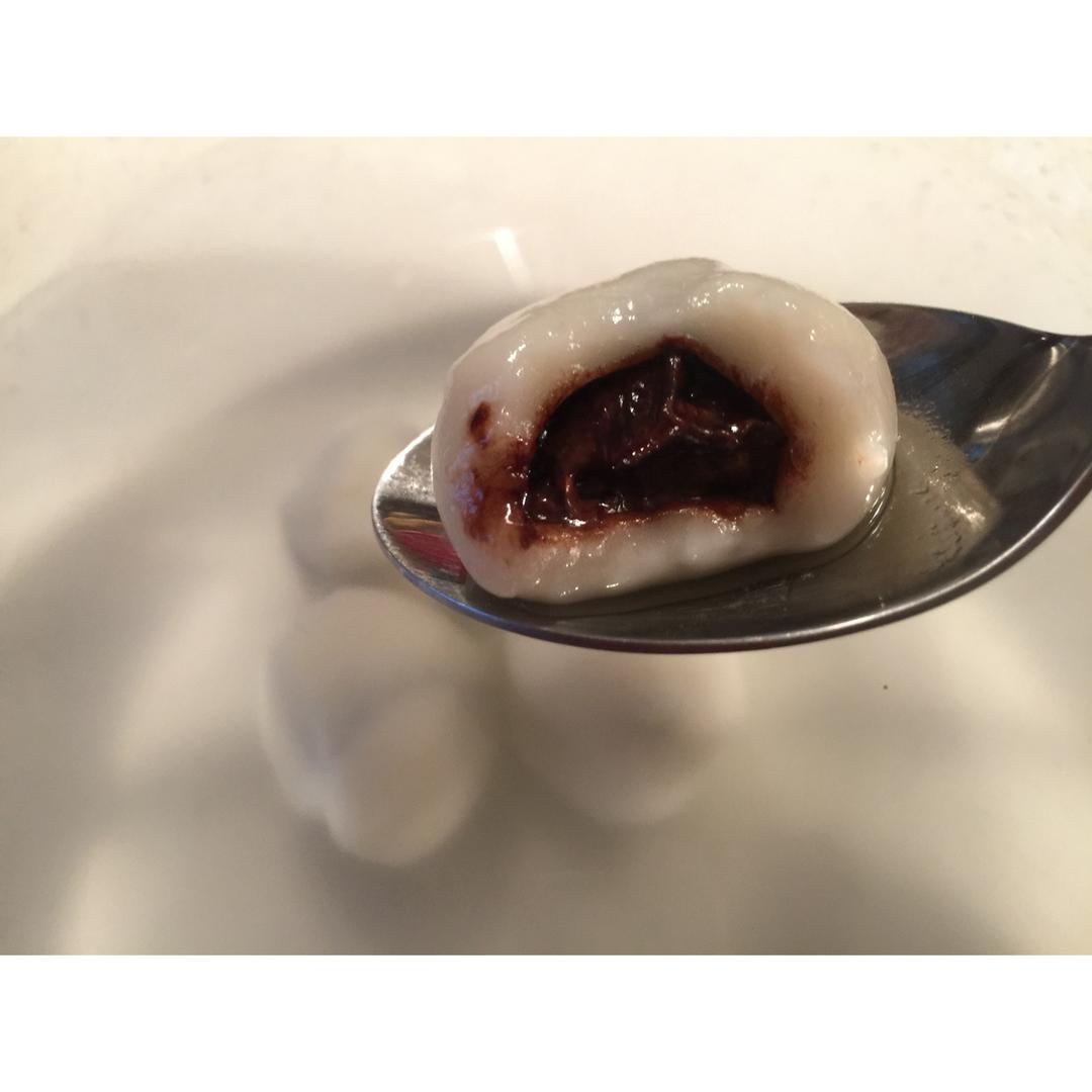 rose-55做的巧克力馅汤圆 生巧版 好吃到尖叫