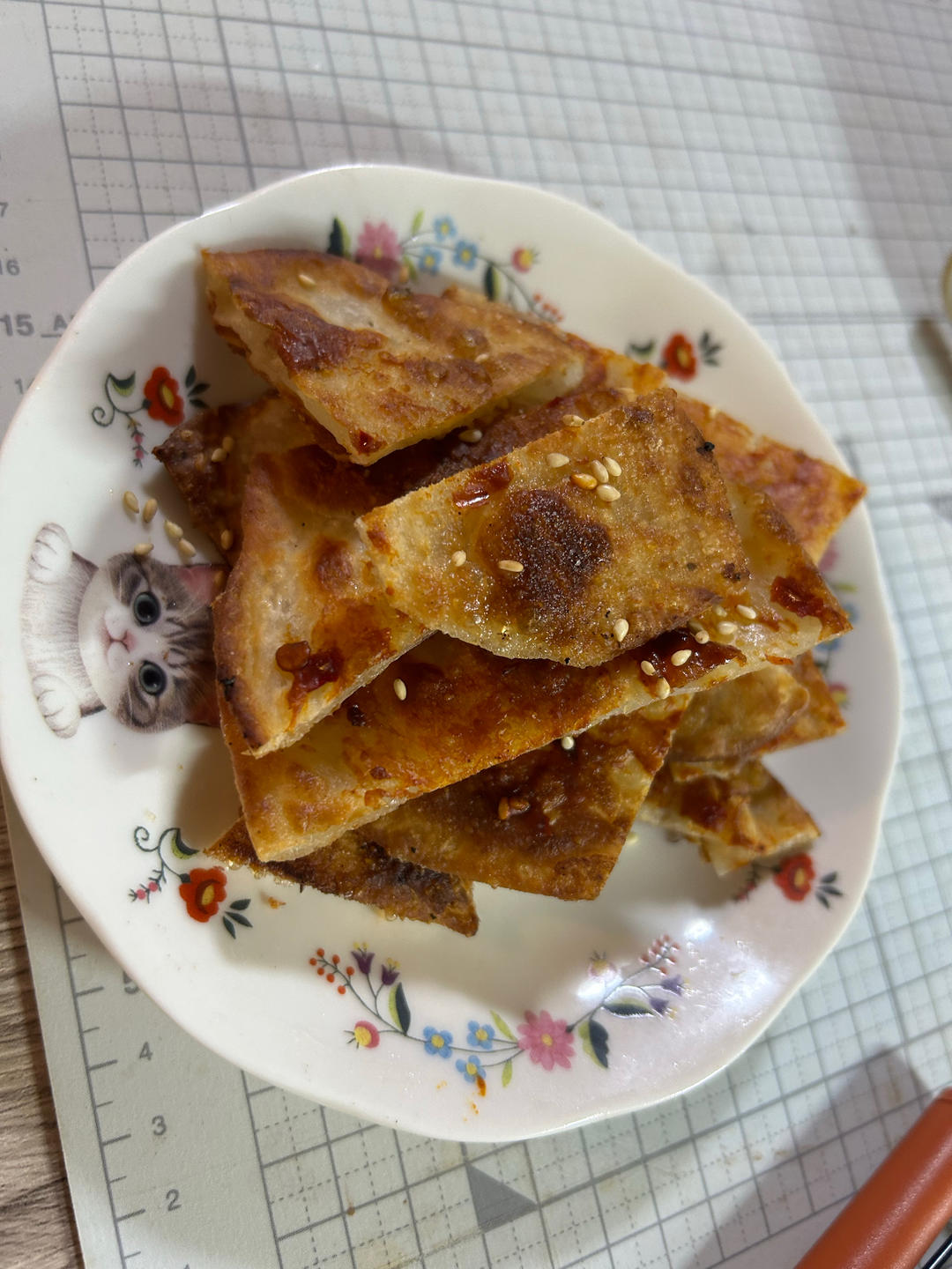 高筋面粉版酱香千层饼