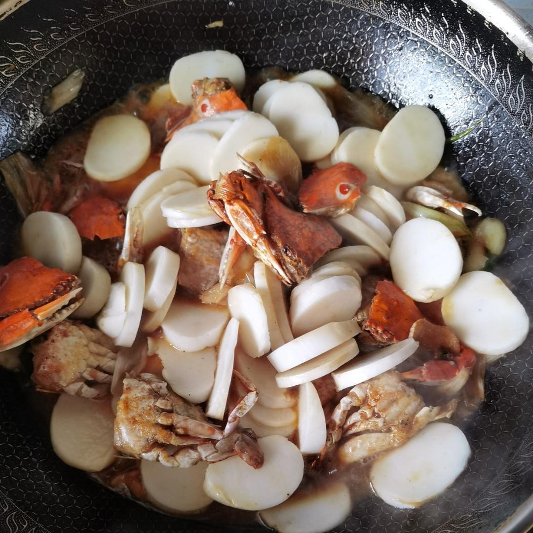 梭子蟹炒年糕