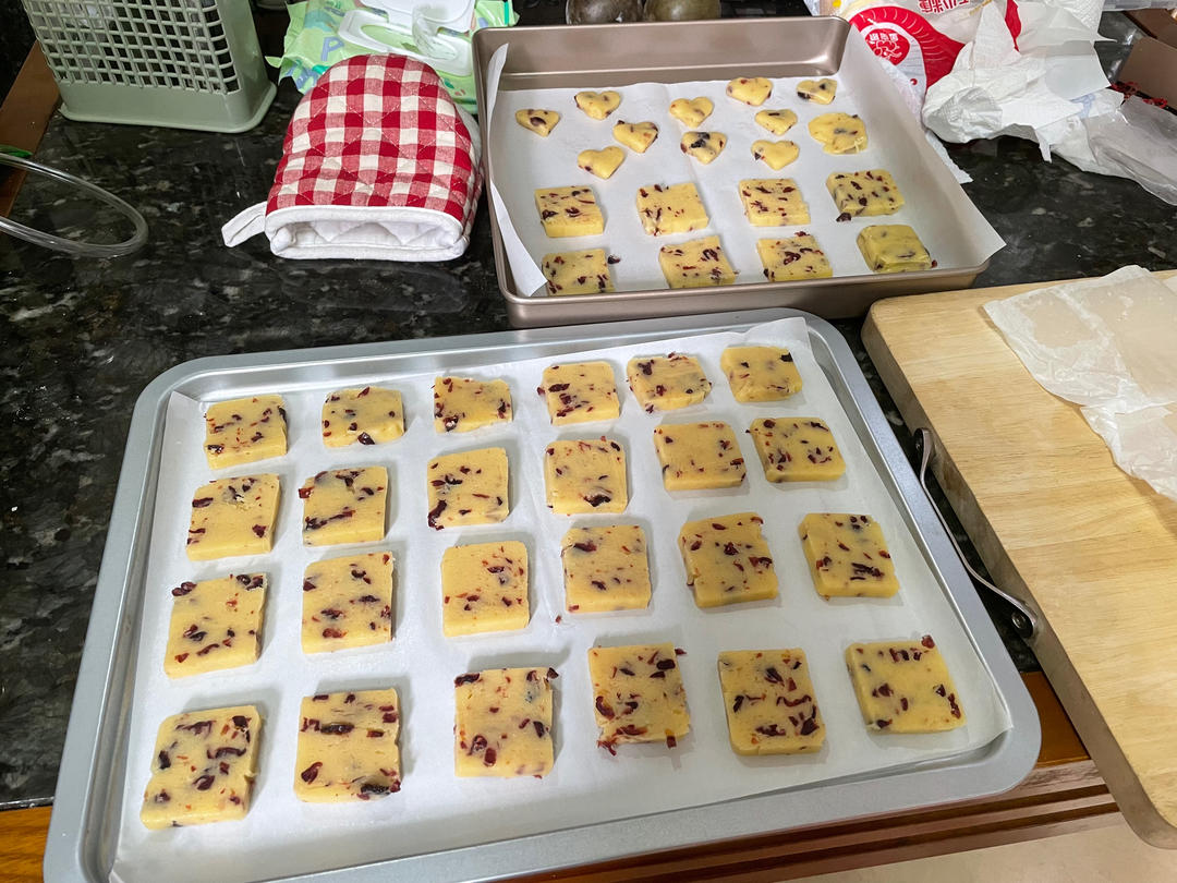 低糖少油版蔓越莓饼干