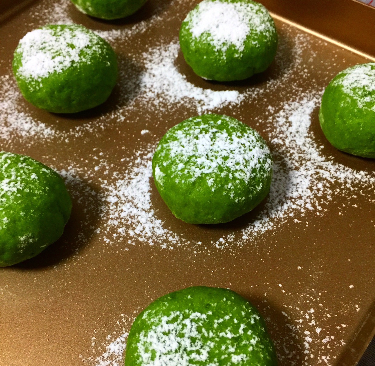 抹茶红小豆司康