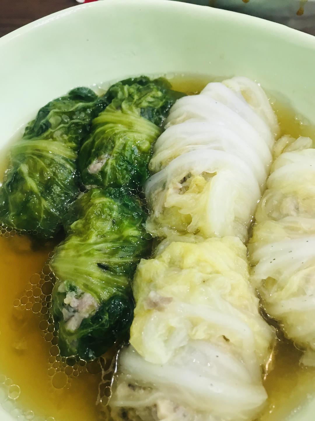 肉酿白菜卷