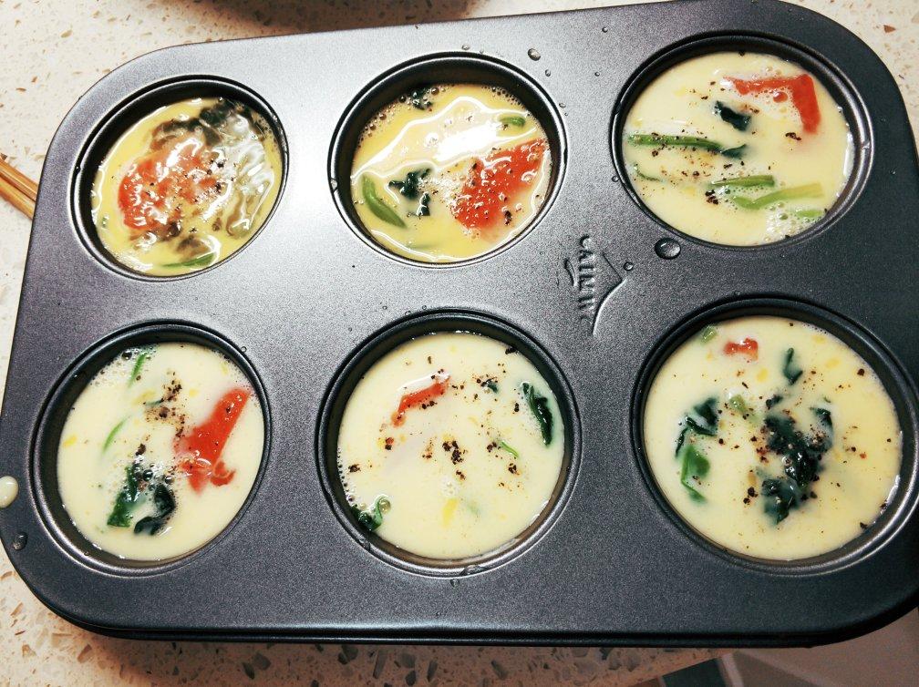 蘸汁菠菜鸡蛋糕——春季养生多吃菠菜