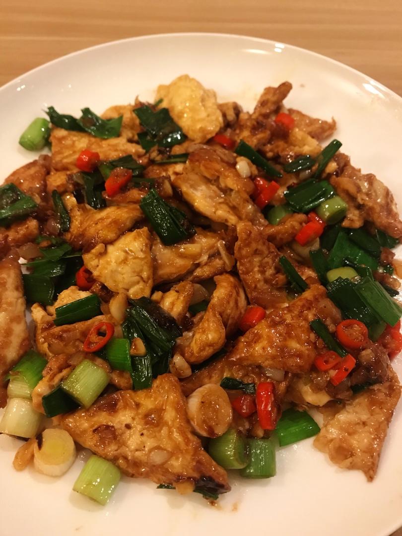 焖煎豆腐