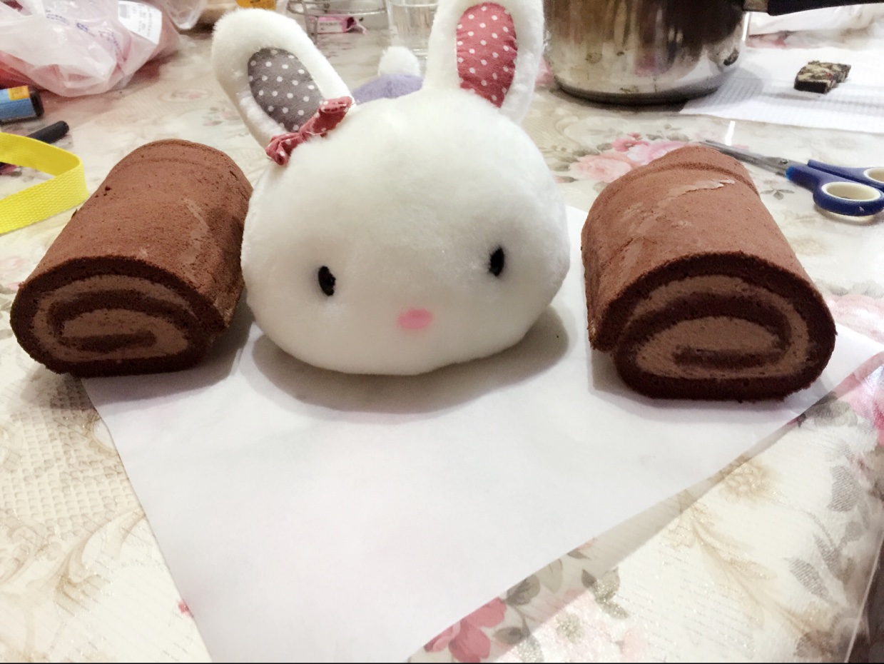 甘纳许巧克力蛋糕卷