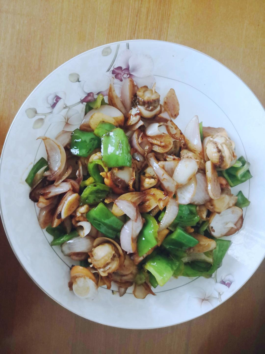 家常小炒扇贝肉