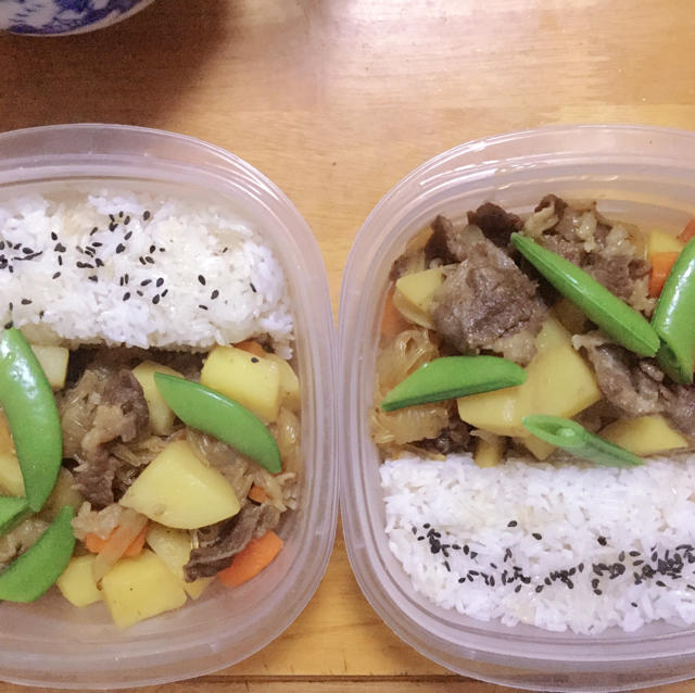 土豆炖肉便当