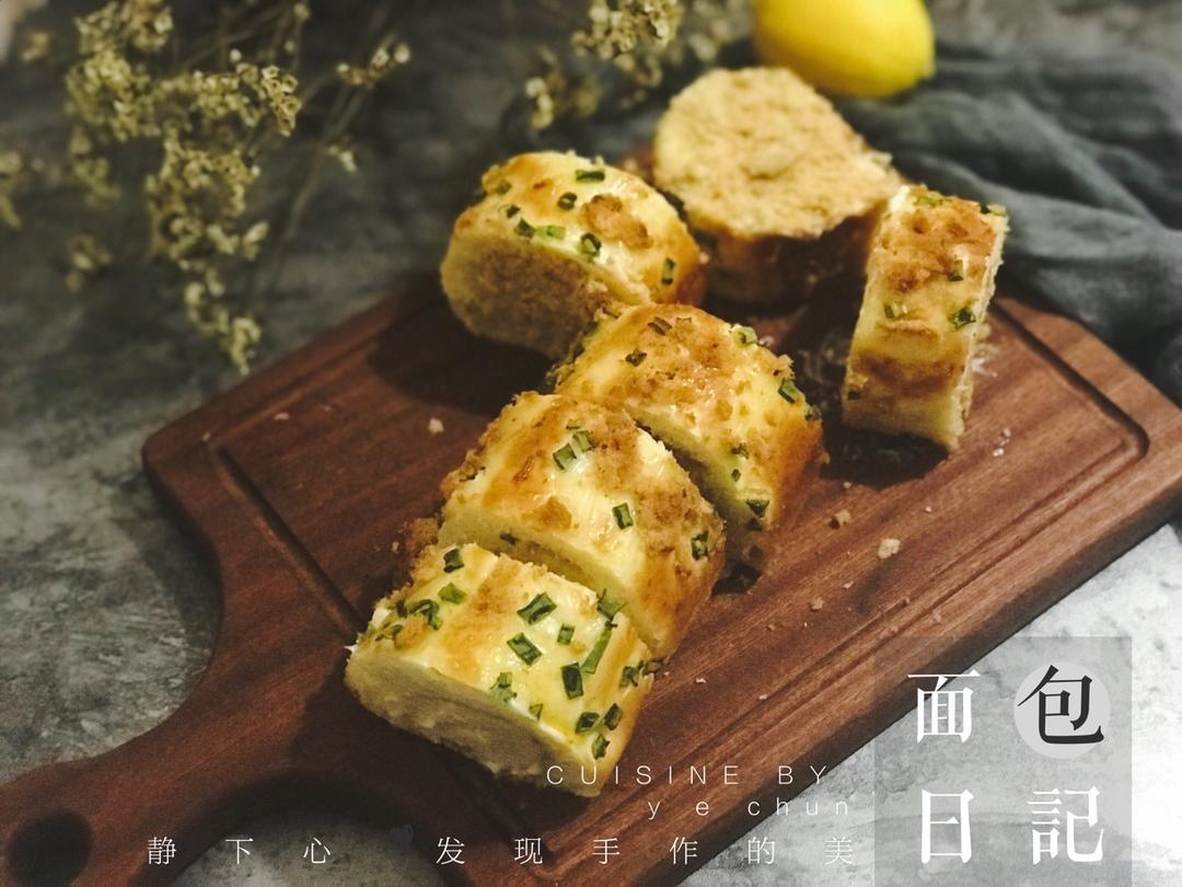 香葱肉松面包