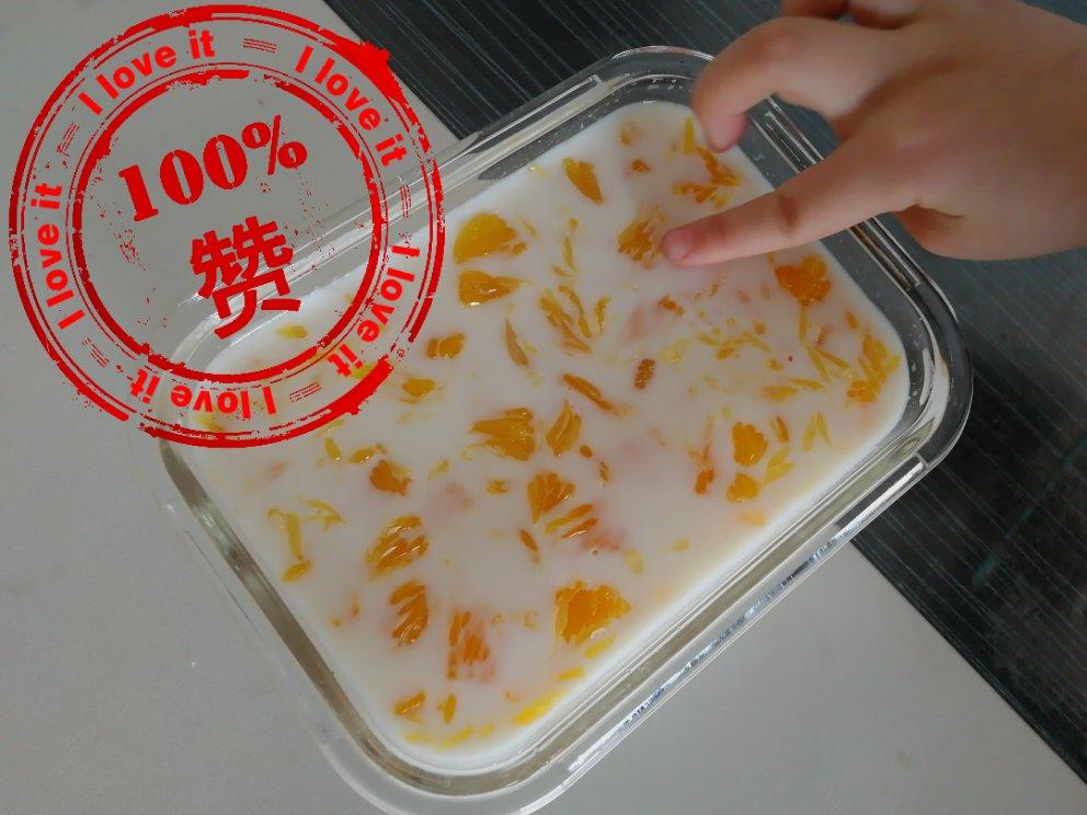 火龙果果冻布丁（吉利丁片）