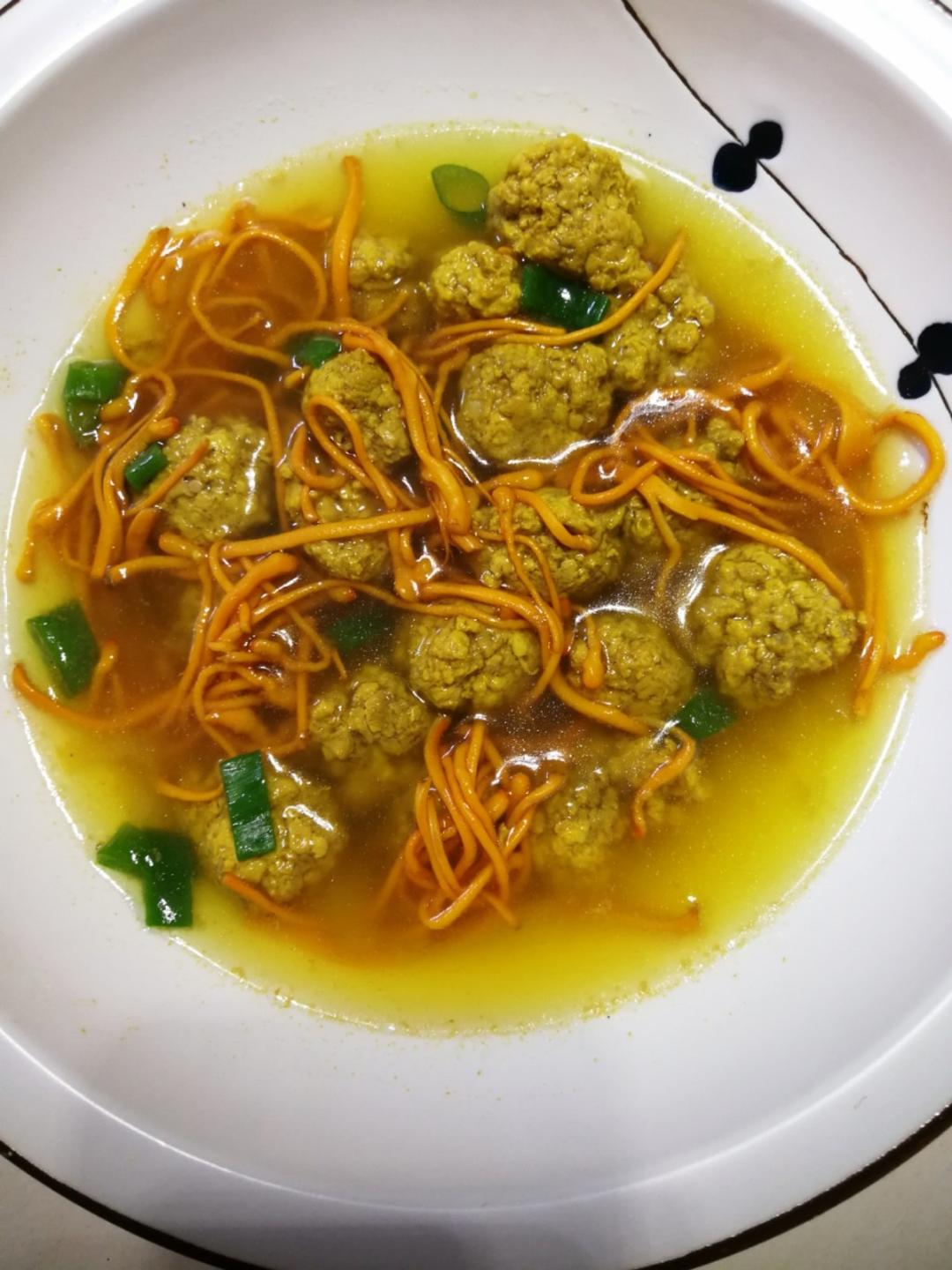 虫草花瘦肉汤