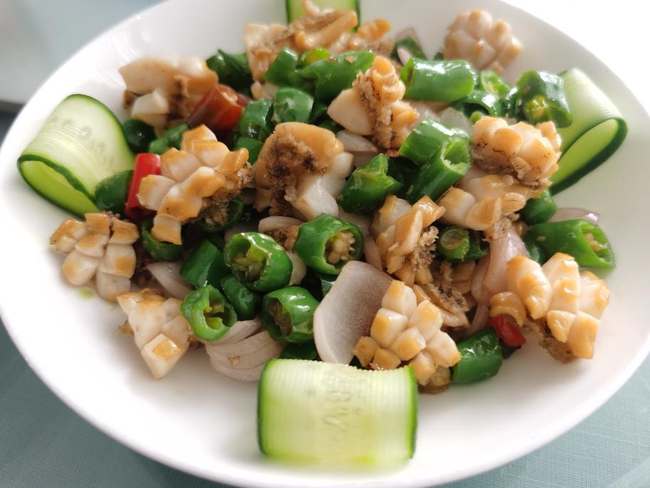 青椒鲍鱼的做法