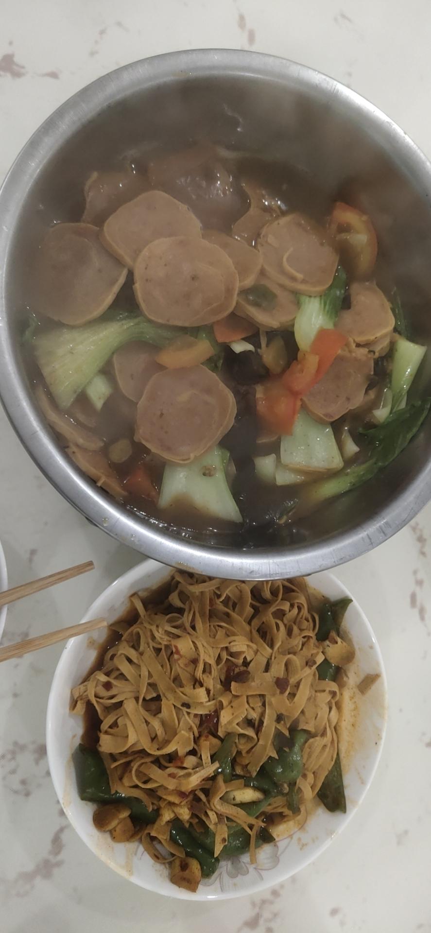 色香味俱全～炒豆皮