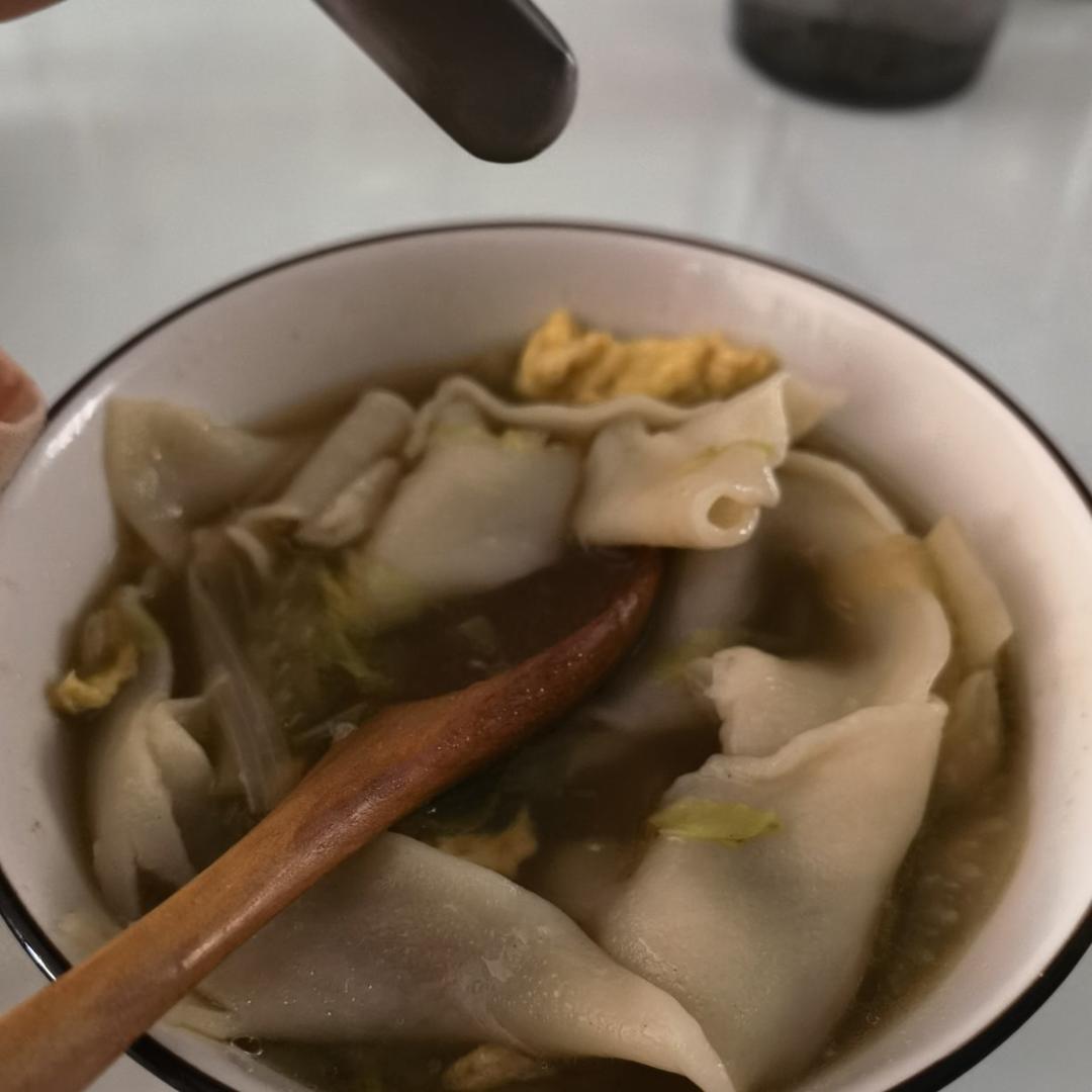 白菜肉末炝锅面