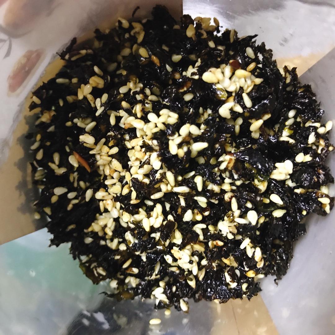 用紫菜做海苔【芝麻海苔碎】超级简单