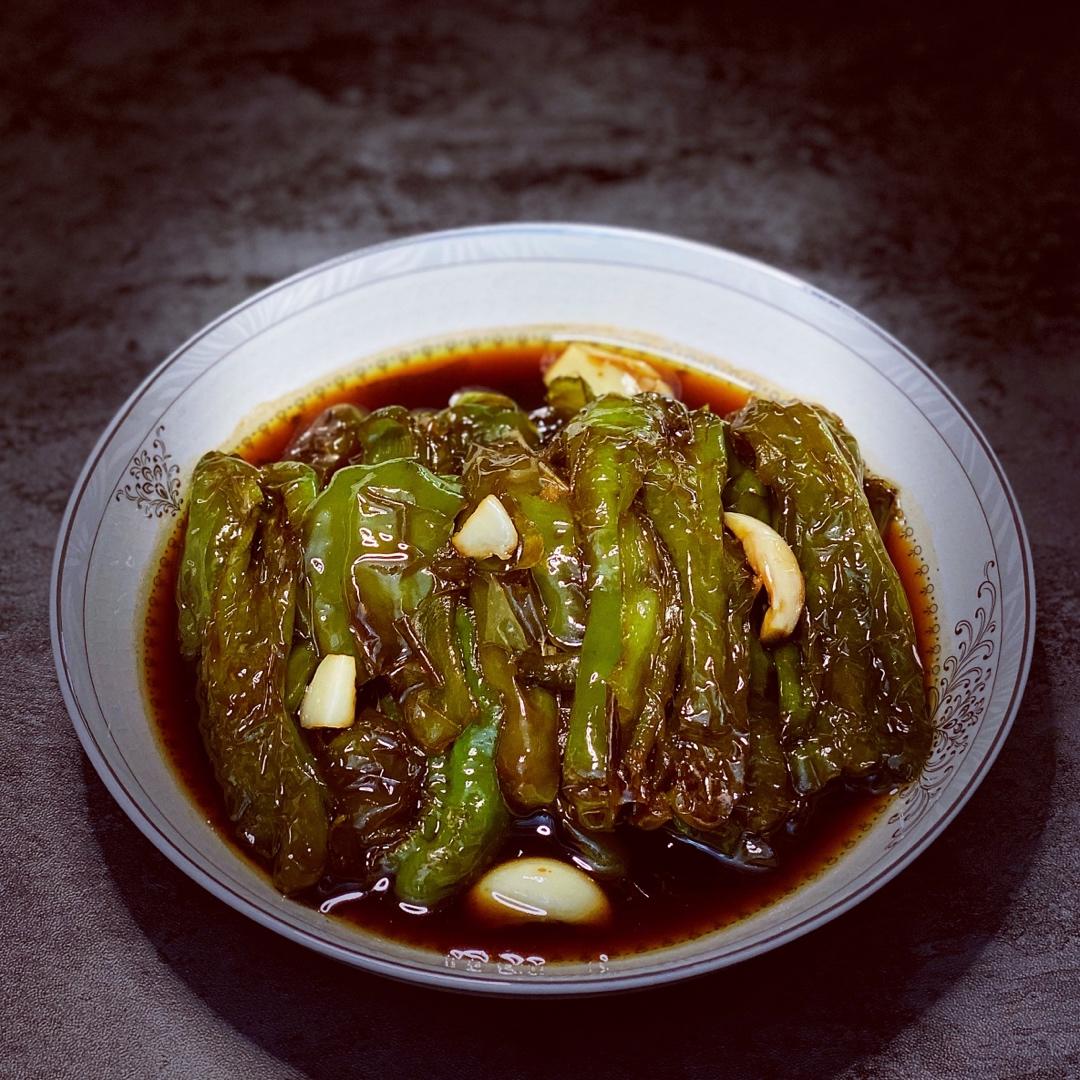 鹏妈在奔跑做的糖醋虎皮青椒