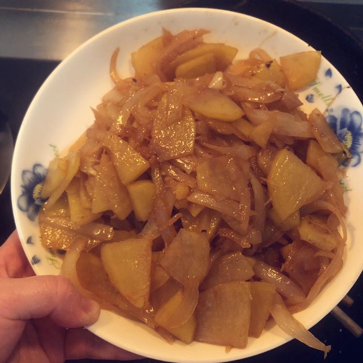 洋葱炒土豆片