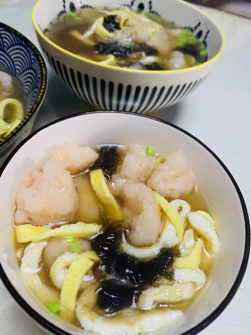 紫菜虾滑汤