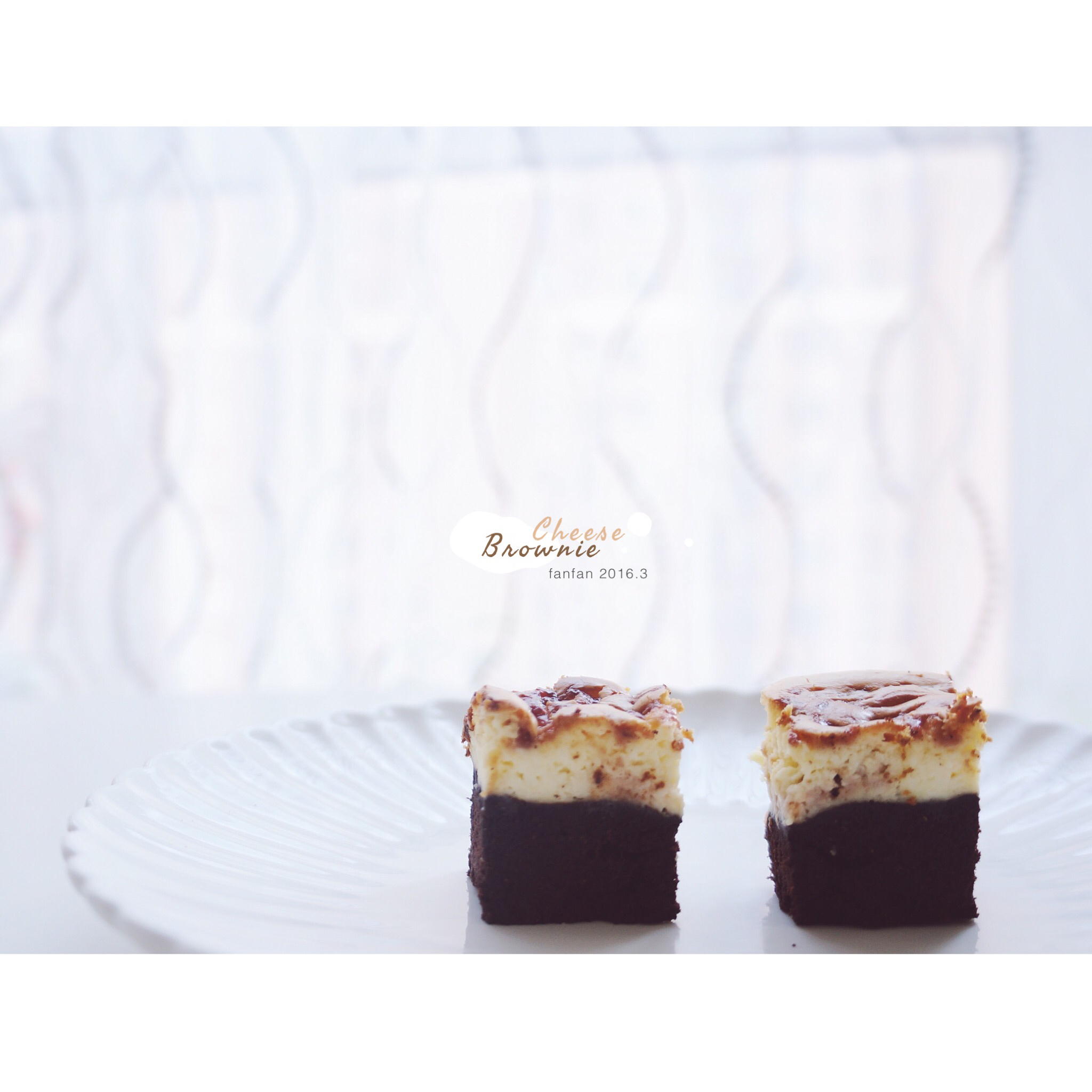 #海尔嫩烤箱#黑莓乳酪布朗尼