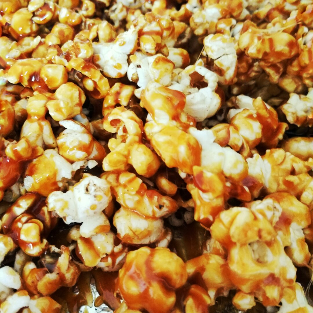 焦糖爆米花
