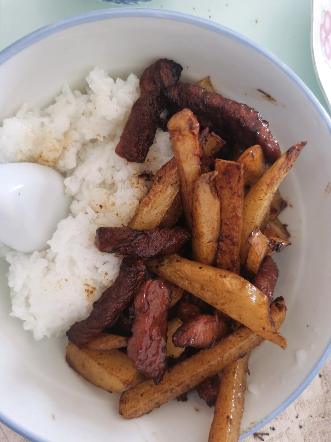 黑椒土豆牛排煎锅