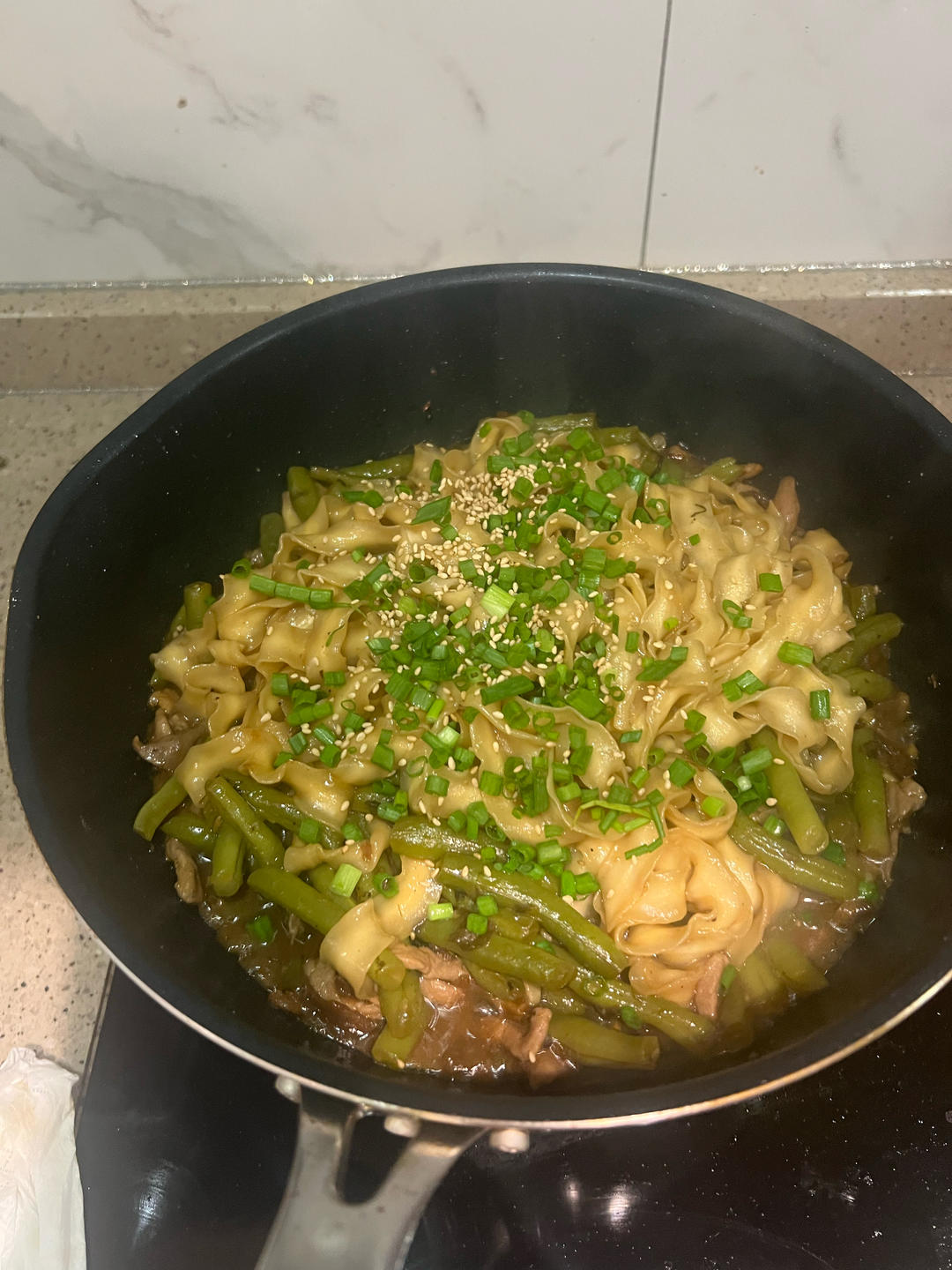 家庭版豆角焖面