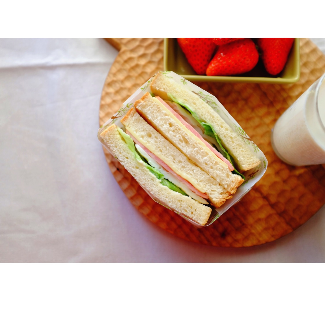 火腿芝士蛋三文治