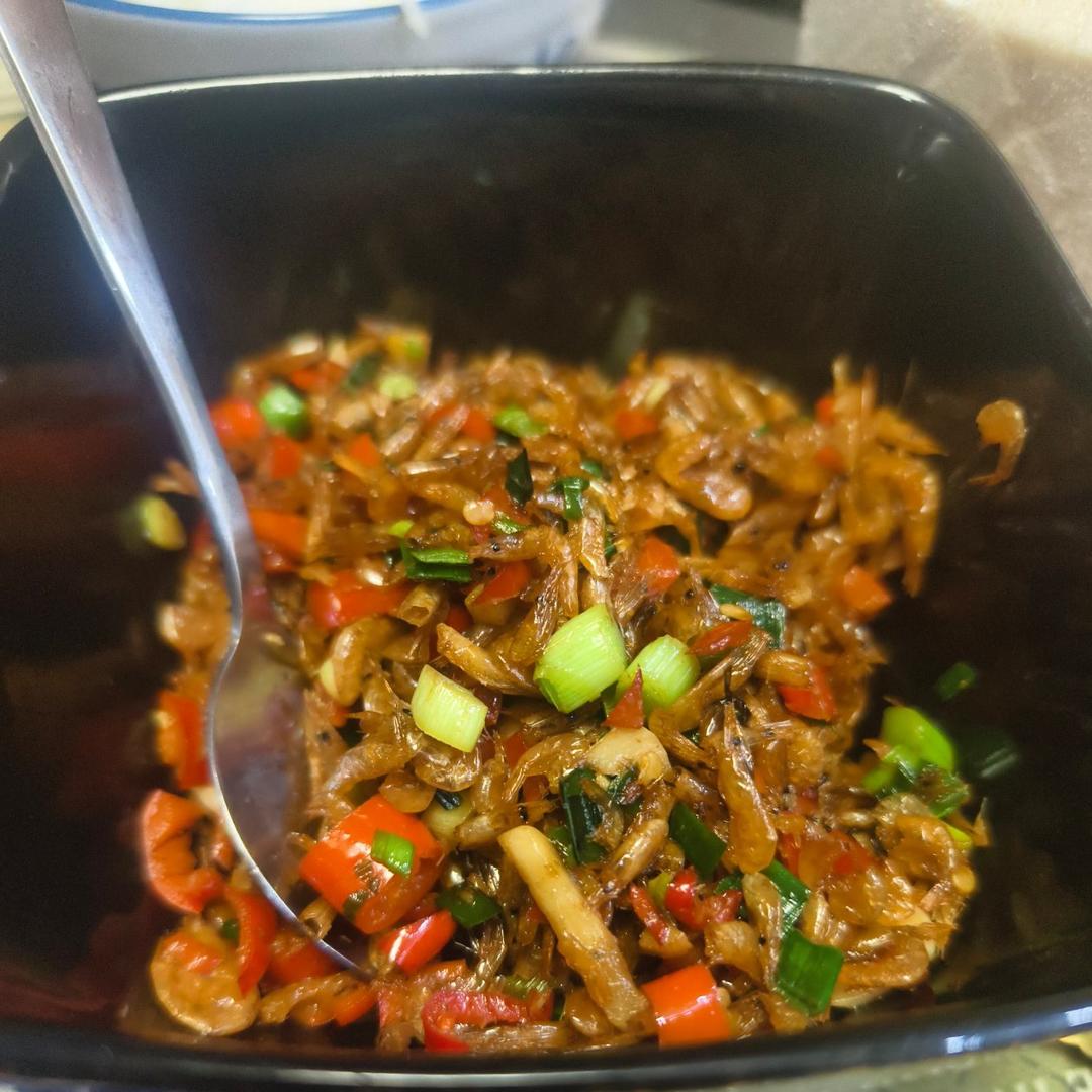 青蒜炒小虾/小河虾（超下饭）