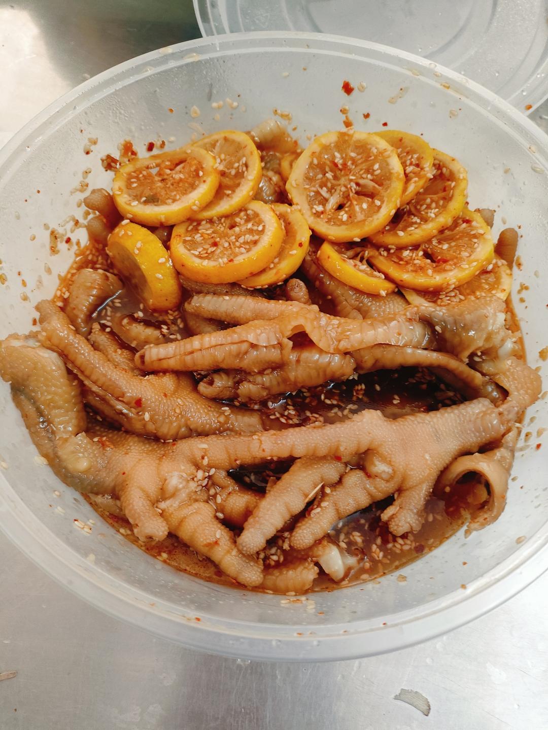 好吃到原地出摊｜柠檬酸辣无骨鸡爪