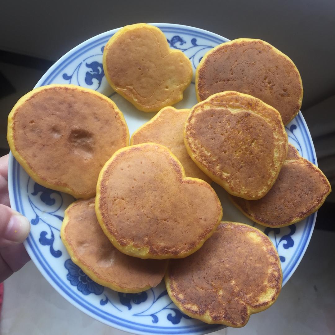 麻缺做的南瓜松饼