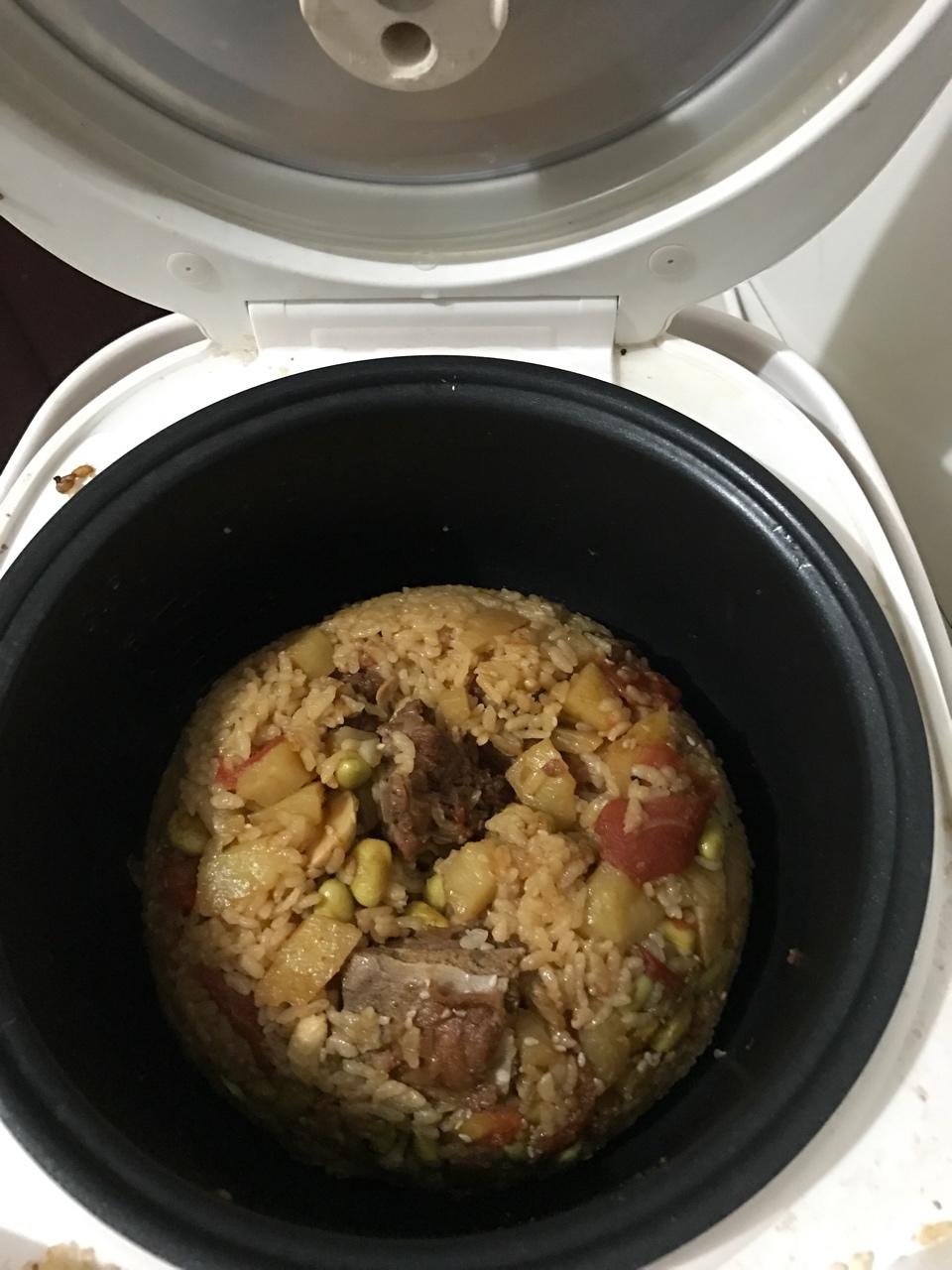 电饭锅版排骨焖饭