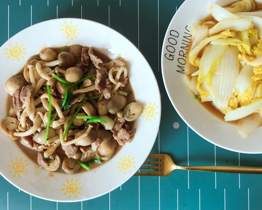 杂菇凉拌鸡胸肉丝减肥瘦身餐