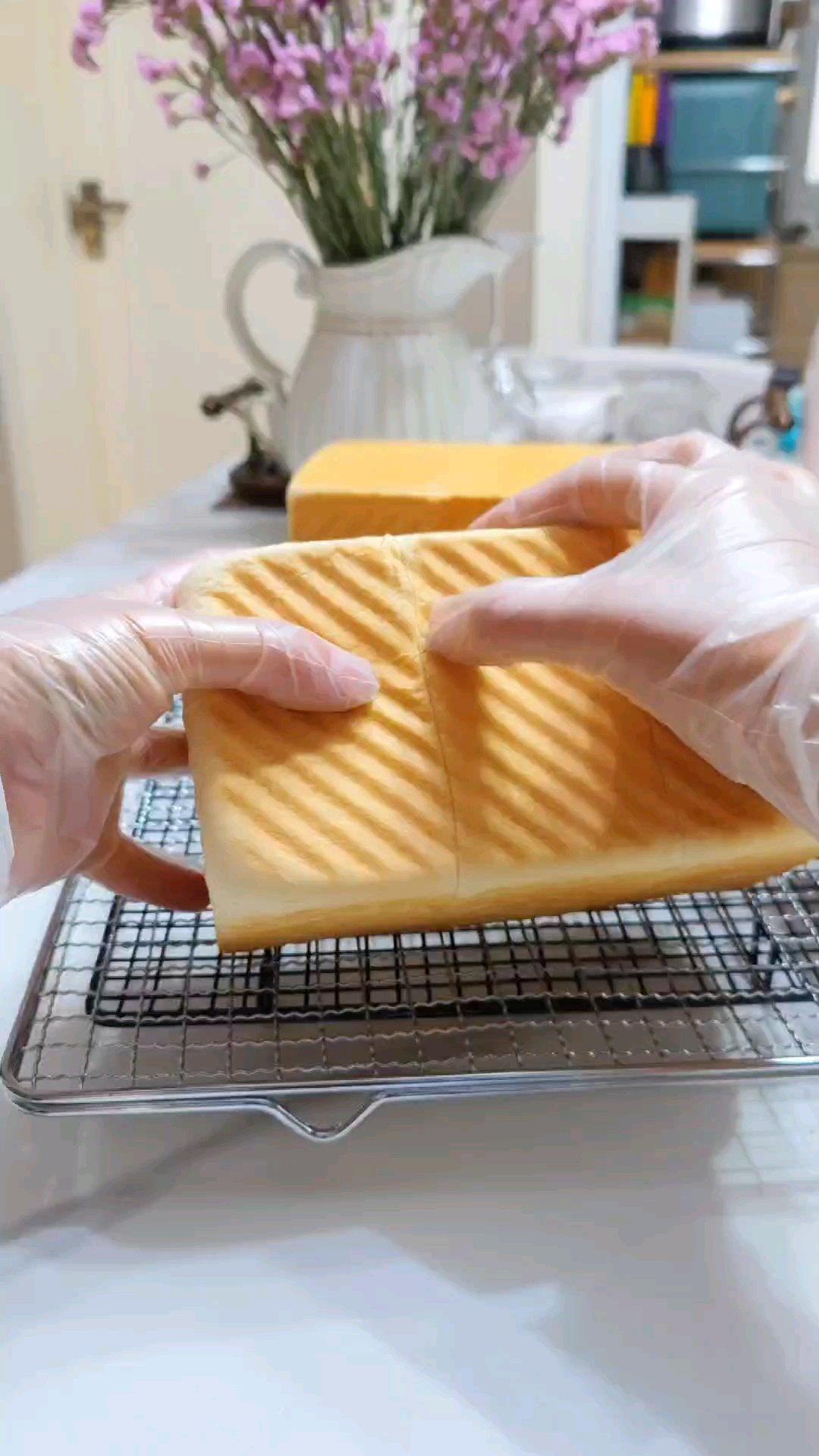 纯奶手撕吐司的做法 步骤1