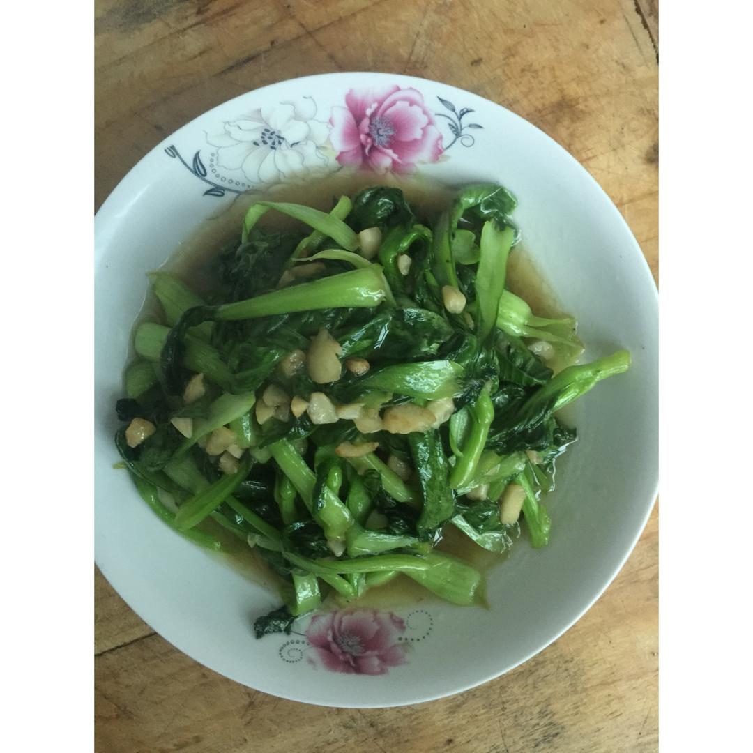 炝炒小白菜