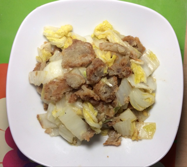 windyli做的食物本身的味道清炒白菜