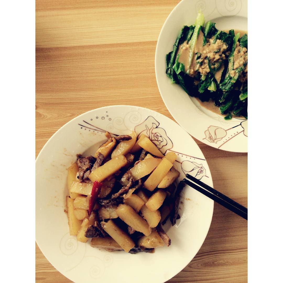 土豆炖牛肉