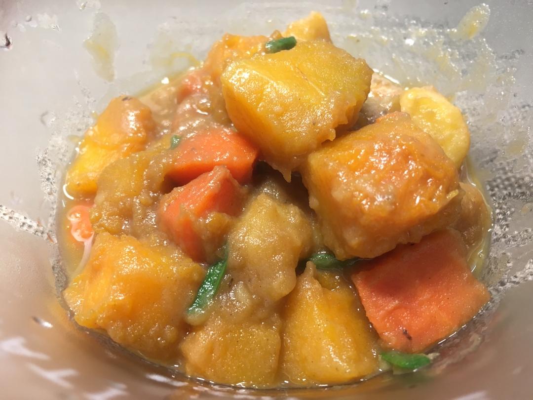 南瓜炖土豆