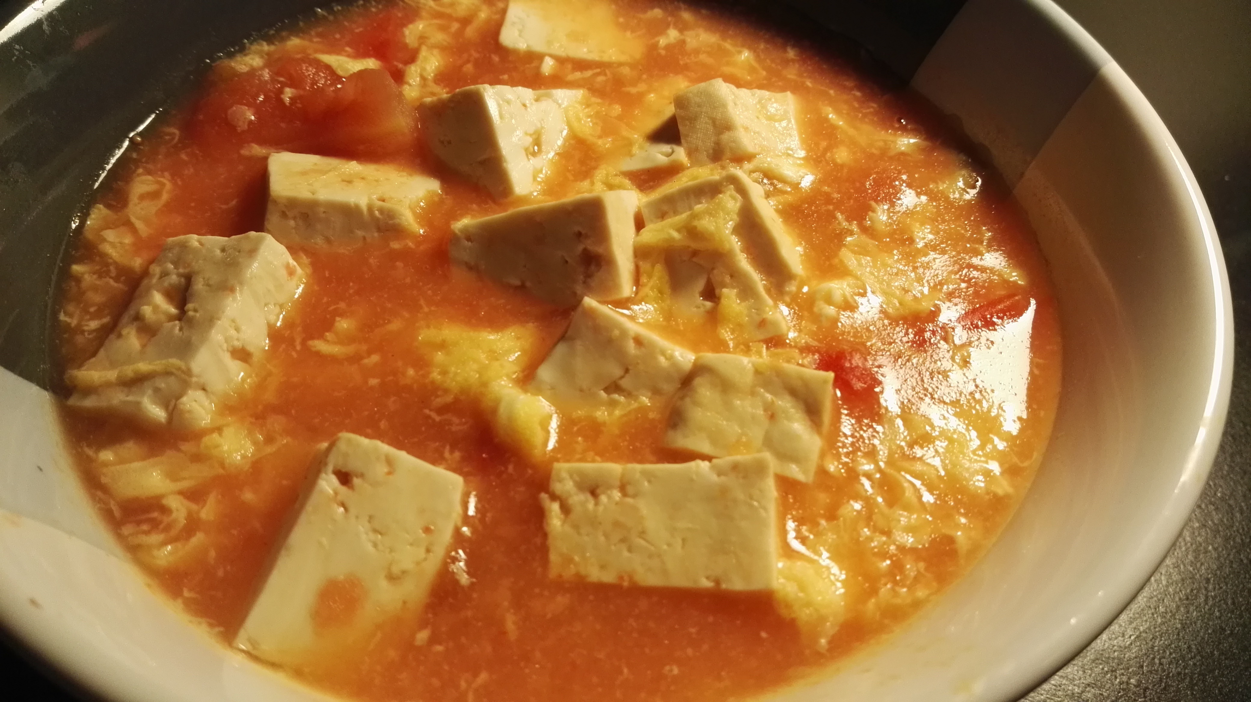 开胃营养汤-番茄豆腐汤