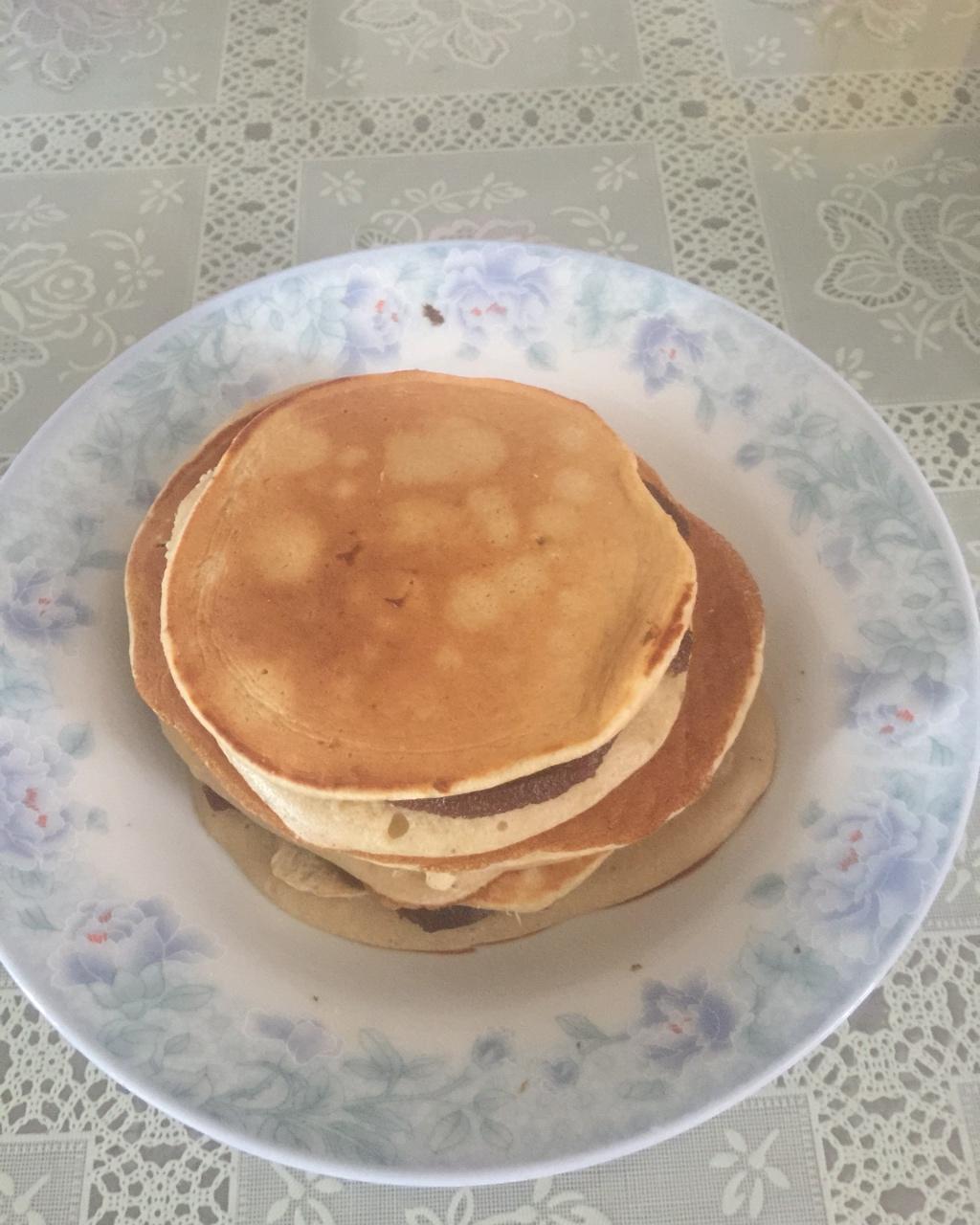 【减脂早餐】无油香蕉松饼（超简单）